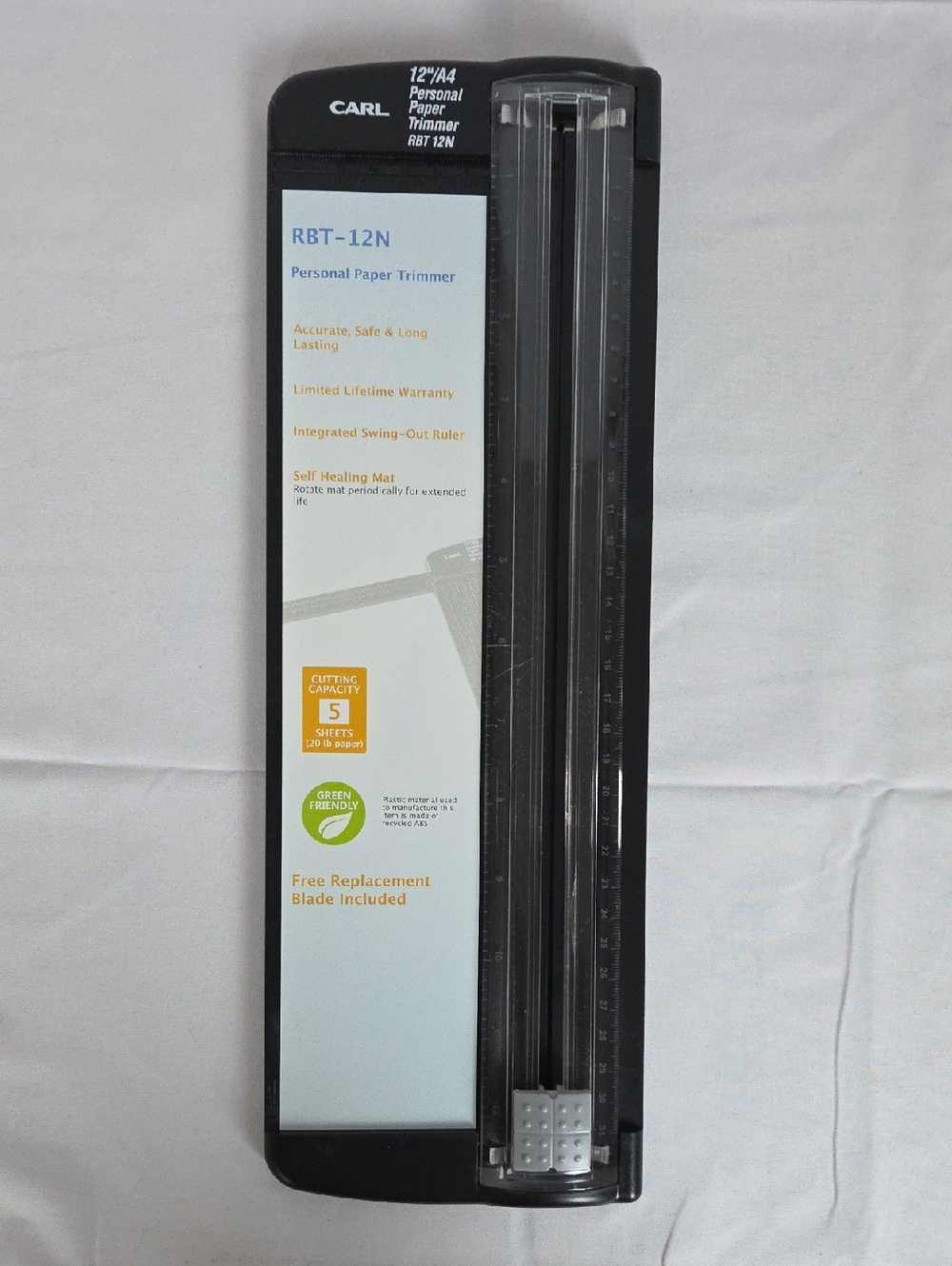 CARL RBT-12N Personal Paper Trimmer in Black